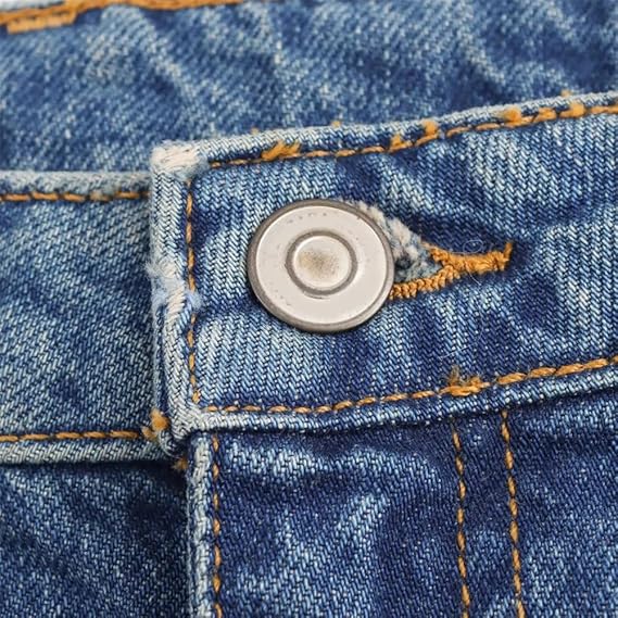 Vsadsau Women European American Lapel Denim Shirt High Waist Denim Pants Pullover Slim Top Button Pant